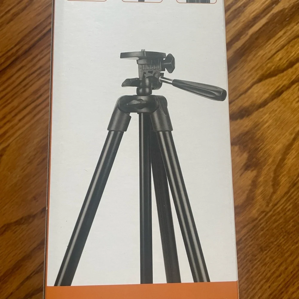 Basics 60-inch Lightweight Camera Mount Tripod Stand with Bag, 1/4
